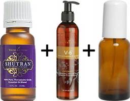 Shutran essential oil for men + V-6 mixed oil + amber glass bottle